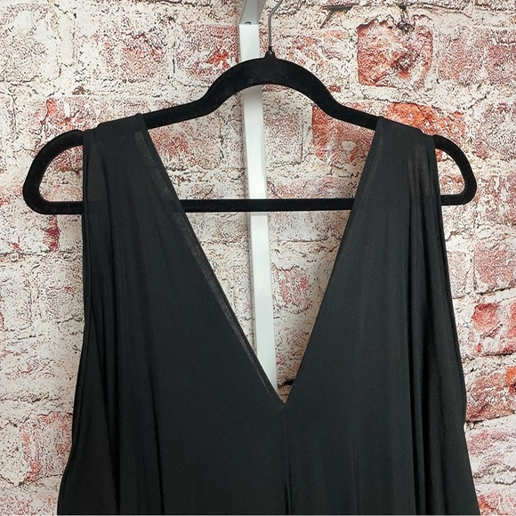 Marimu Calma Kaftan Dress Black Medium - Picture 6 of 9